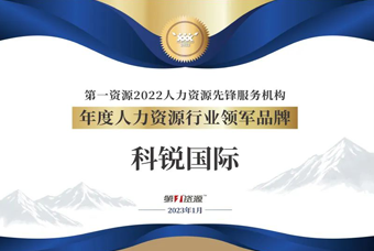 凯发K8国际荣获“年度人力资源行业领军品牌”大奖！